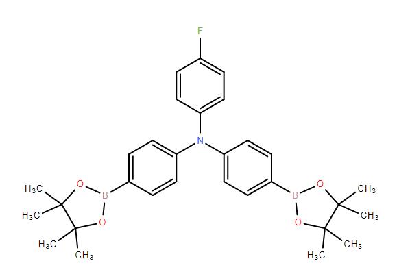 4-氟-N,N-双[4,4,5,5-四甲基-1,3,2-二氧硼戊环-2基）苯基]苯胺