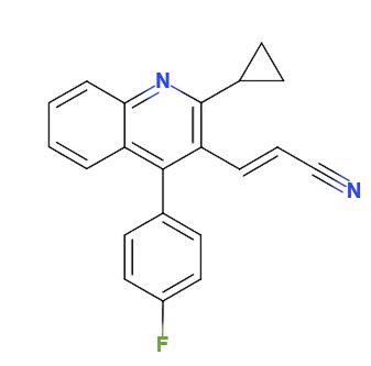 (E)-3-[2-环丙基-4-(4-氟苯基)-3-喹啉基]-2-丙烯腈