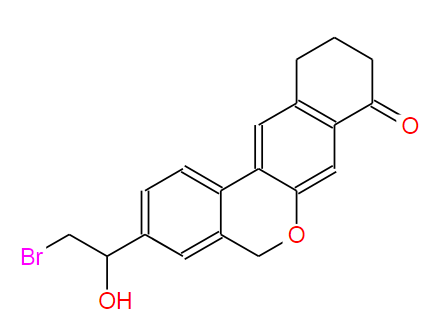 3-(2-溴-1-羟乙基)-10,11-二氢-5H-二苯并[c,g]苯并吡喃-8(9H)-酮