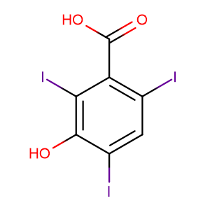 3-羟基-2,4,6-三碘苯甲酸