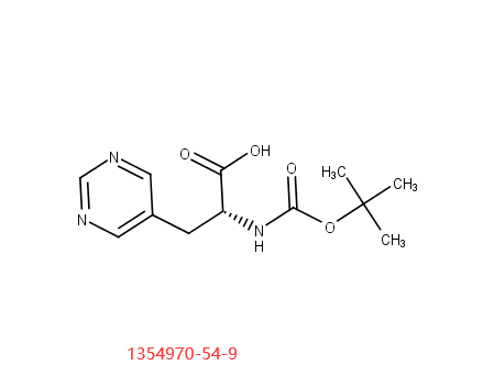 (2R)-2-[(2-methylpropan-2-yl)oxycarbonylamino]-3-pyrimidin-5-ylpropanoic acid