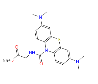 10-(羧甲基氨基羰基)-3,7-双(二甲氨基)吩噻嗪钠盐