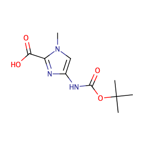 4-叔丁氧羰基氨基-1-甲基-1H-咪唑-2-甲酸