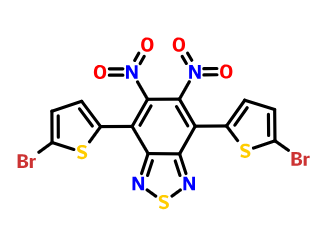 4,7-双(5-溴噻吩-2-基)-5,6-二硝基-2,1,3-苯并噻二唑