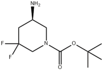 叔-丁基 (5R)-5-氨基-3,3-二氟哌啶-1-甲酸基酯