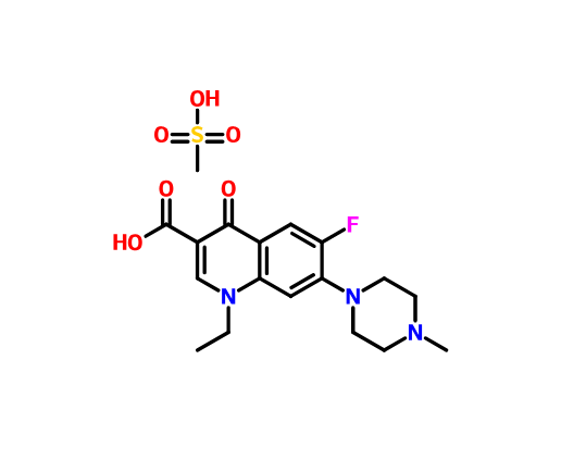 甲磺酸培氟沙星