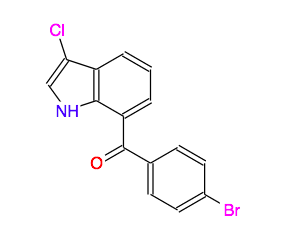 3-氯-7-(4-溴代苯甲酰基)吲哚