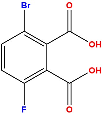 3-bromo-6-fluorophthalic acid