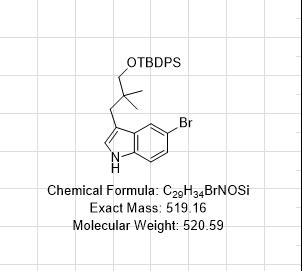 bromo-3-(3-((tert-butyldiphenylsilyl)oxy)-2,2-dimethylpropyl)-1H-indole