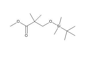 PROPANOIC ACID, 2-((((1,1-DIMETHYLETHYL)DIMETHYLSILYL)METHETHYL)-2-METHYL-,METHYL ESTER