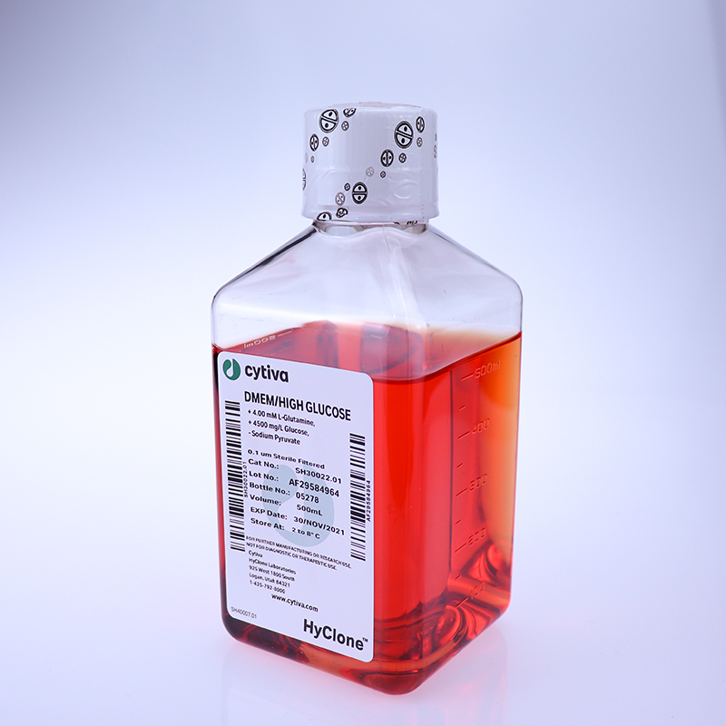 DMEM高糖液体培养基（含L-谷氨酰胺， 无丙酮酸钠）