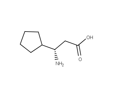 (3S)-3-amino-3-cyclopentylpropanoic acid