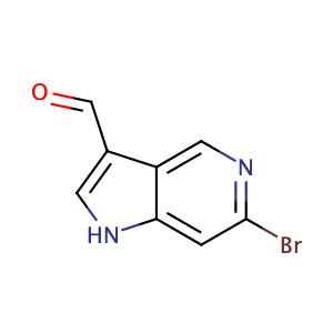 6-溴-1H-吡咯并[3,2-c]吡啶-3-羧醛