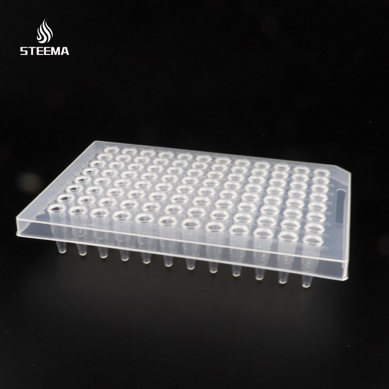 PCR96孔板0.2mlPP半裙边透明