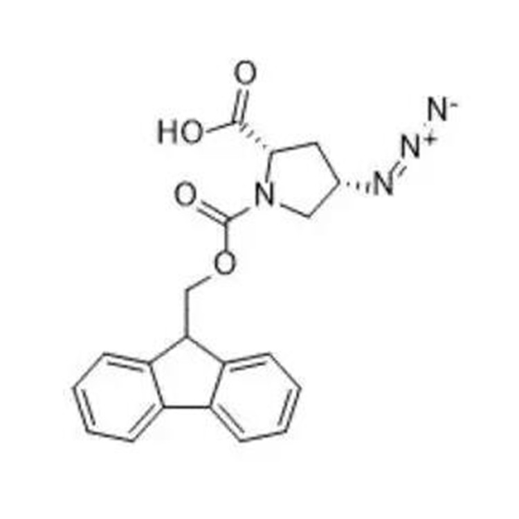 (2S,4s)-1-芴甲氧羰基-4-叠氮基吡咯烷-2-羧酸，Fmoc-cis-N3-Pro-OH