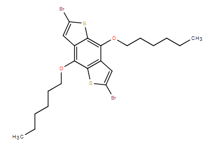 2,6-二溴-4,8-双(己氧基)-苯并[1,2-B:4,5-B']二噻吩