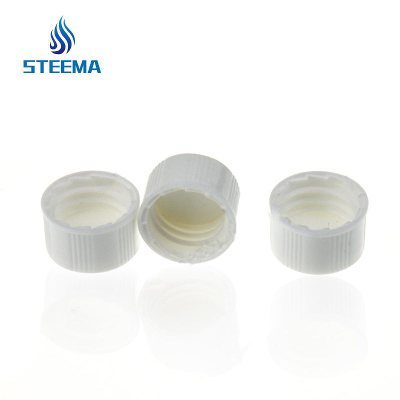 白色PP实心盖配1mm厚度白色PE垫片13-425