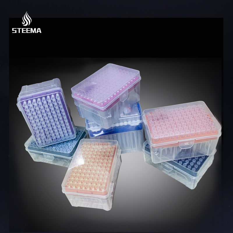 200μL加长滤芯低吸附吸头可容350μL无色带滤芯盒装已灭菌