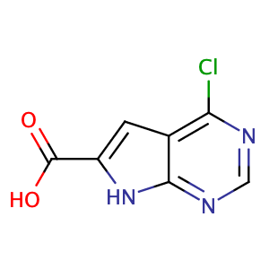 4-氯-7H-吡咯并[2,3-d]嘧啶-6-甲酸