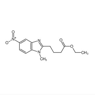 1-甲基-5-硝基-1H-苯并咪唑-2-丁酸乙酯