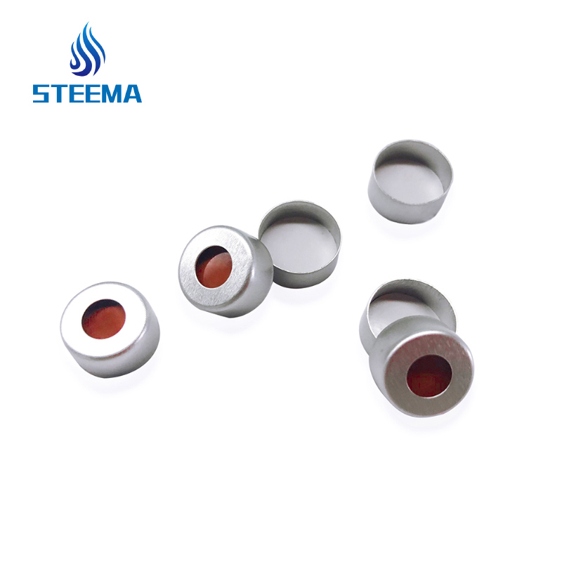 钳口开孔铝盖φ20mm配3.0mm厚度PTFE/硅胶红/白垫片.钳口