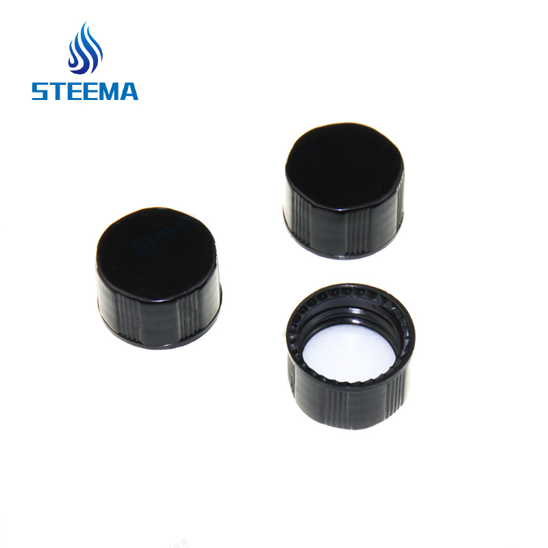 黑色PP实心盖配2mm厚度本膜白胶垫片22-400