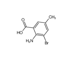 2-氨基-3-溴-5-甲基苯甲酸