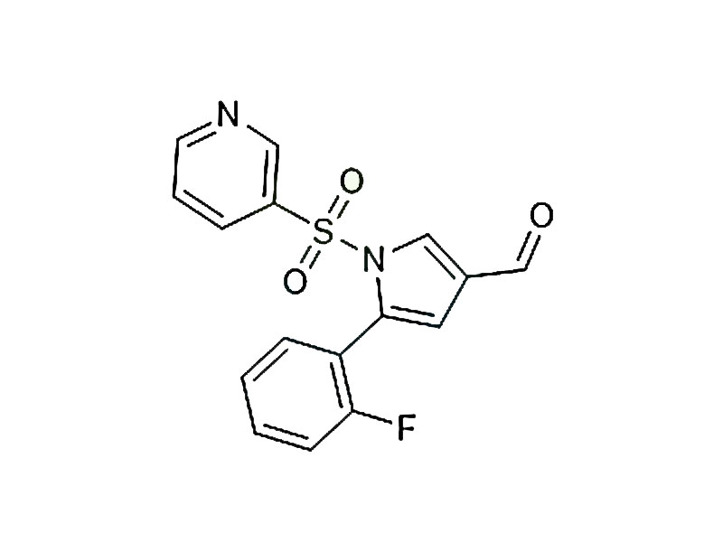 5-(2-氟苯基)-1-[(吡啶-3-基)磺酰基]-1H-吡咯-3-甲醛
