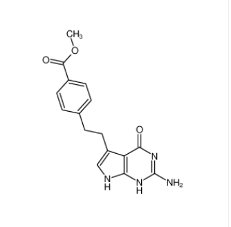 4-[2-(2-氨基-4,7-二氢-4-氧-1H-吡咯[2,3-d]嘧啶-5-基)乙基]苯甲酸甲酯