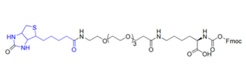 Fmoc-Lys (biotin-PEG4)-OH