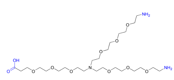 N-(acid-PEG3)-N-bis(PEG3-amine)