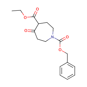 1-Cbz-5-氧代氮杂环庚烷-4-甲酸乙酯