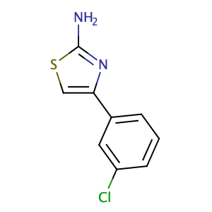 4-(3-氯苯基)噻唑-2-基胺