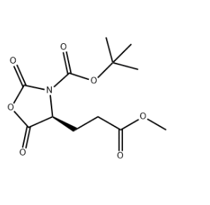 4-Oxazolidinepropanoic acid, 3-[(1,1-dimethylethoxy)carbonyl]-2,5-dioxo-, methyl ester, (4S)-