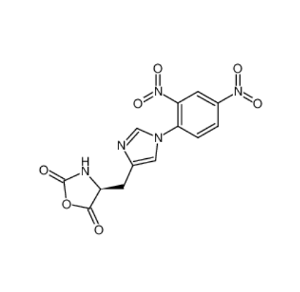 (S)-4-[1-(2,4-dinitro-phenyl)-1H-imidazol-4-ylmethyl]-oxazolidine-2,5-dione