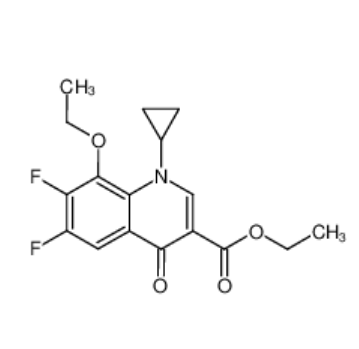 乙基 1-环丙基-8-乙氧基-6,7-二氟-4-氧代-1,4-二氢喹啉-3-甲酸酯