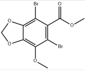 1,3-苯并二恶英-5-羧酸,4,6-二溴-7-甲氧基-甲酯