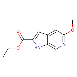 5-甲氧基-1H-吡咯并[2,3-C]吡啶-2-甲酸乙酯