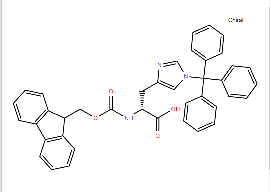 N-芴甲氧羰基-N'-三苯甲基-D-组氨酸