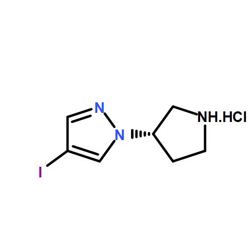 (S)-4-iodo-1-(pyrrolidin-3-yl)-1H-pyrazole hydrochloride
