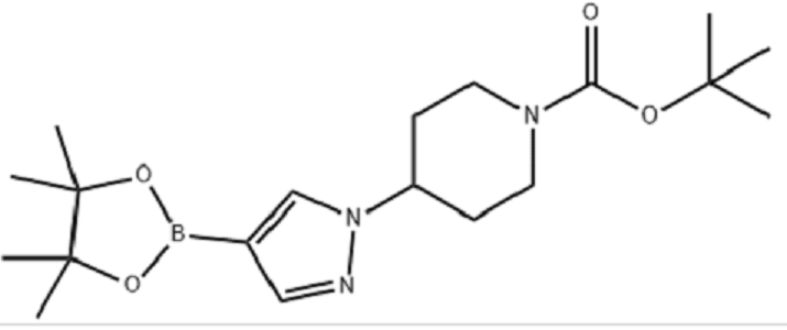 4-[4-(4,4,5,5-四甲基-1,3,2-二氧杂环戊硼烷-2-基)-1H-吡唑-1-基]哌啶-1-甲酸叔丁酯