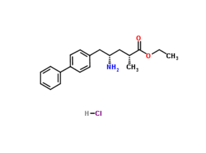 (2R,4S)-ethyl 5-([1,1'-biphenyl]-4-yl)-4-amino-2-methyl pentanoate (hydrochloride)