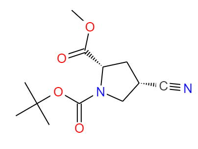 顺式-N-BOC-4-氰基-L-脯氨酸甲酯
