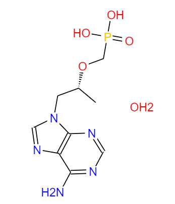 9-[(R)-2-(Phosphonomethoxy)propyl]adenine monohydrate