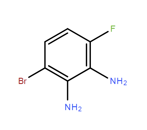 1-溴-2,3-二氨基-4-氟苯