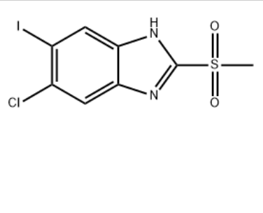 5-氯-6-碘-2-(甲基磺酰基)-1H-苯并[D]咪唑