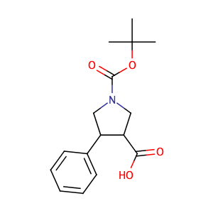 1-(叔丁氧羰基)-4-苯基吡咯烷-3-甲酸