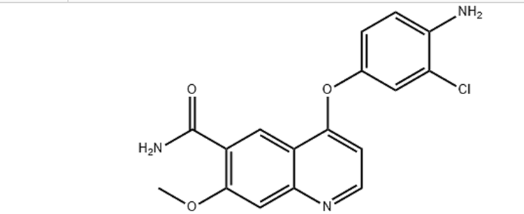 4-（4-氨基-3-氯苯氧基）-7-甲氧基喹啉-6-羧酸