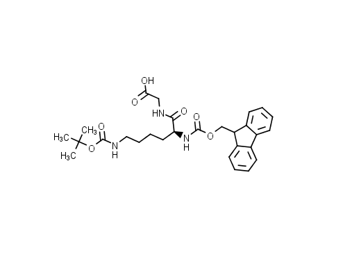 Fmoc-Lys(Boc)- Gly-OH