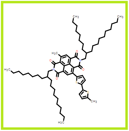 聚(2,7-双(2-辛基十二烷基)苯并[lmn][3,8]邻二氮杂菲-1,3,6,8 (2H,7H)-四酮-4,9-二基)([2,2']二噻吩基-5,5'-二基)